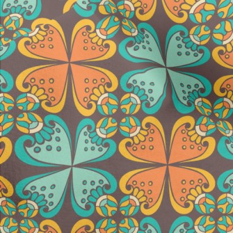 Childlike And Cute Damask Micro Fleece
