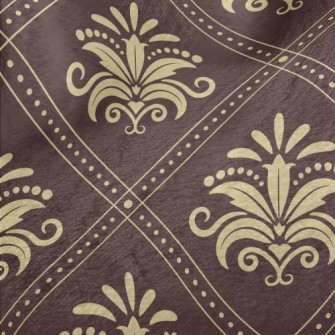 Classical Floral Satin Minky