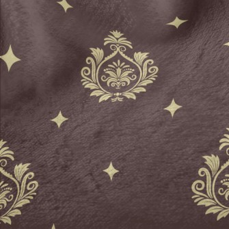 Royal Shiny Damask Minky