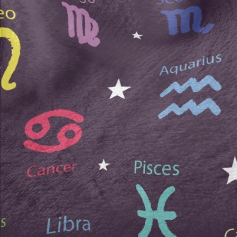 Colorful Horoscope Symbols Minky
