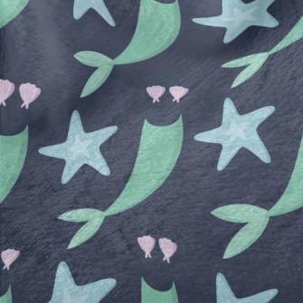 Playful Mermaid Clothes Minky