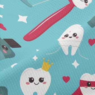 Shiny And Ever-changing Teeth Piqué