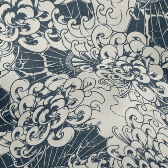 Pengpai Japanese Fan Lightweight Performance Linen