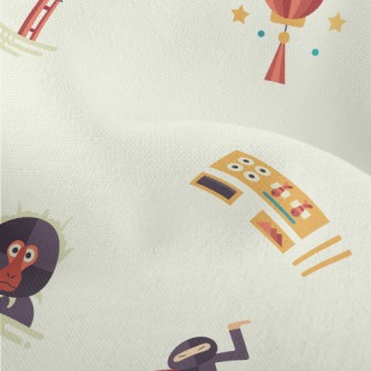 Japanese Ninja Daruma Samurai Lightweight Performance Linen