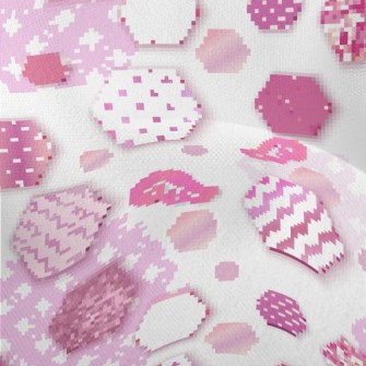 Fantasy Hexagon Lightweight Performance Linen