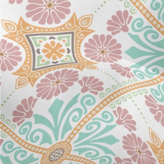 Simple And Beautiful Damask Lightweight Performance Linen