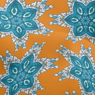 Gorgeously Embellished Damask Lightweight Performance Linen