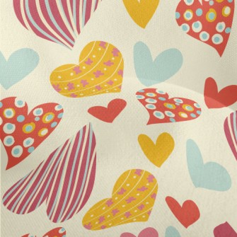 Love Lines Dots Lightweight Performance Linen