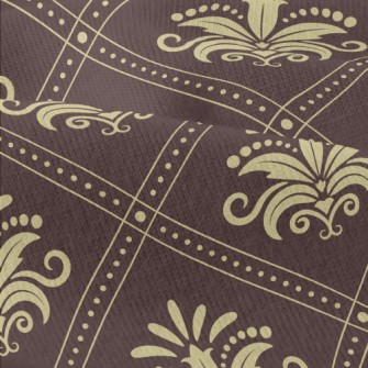 Classical Floral Satin Modern Jersey