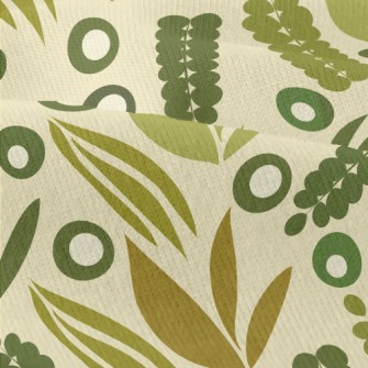 Green Growing Leaves Modern Jersey