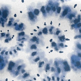 Misty Swirl Pattern Jersey Backed Fleece