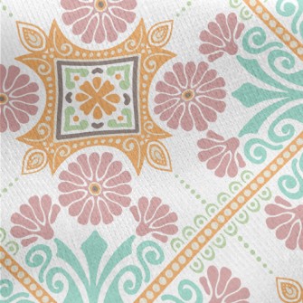 Simple And Beautiful Damask Jersey Backed Fleece