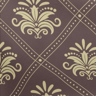 Classical Floral Satin Pongee