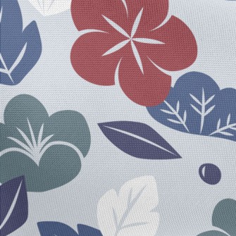 Elegant Japanese Flowers Pongee