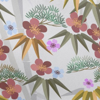 Sakura Japanese Bamboo Pongee