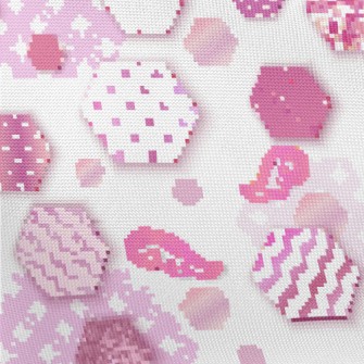 Fantasy Hexagon Pongee