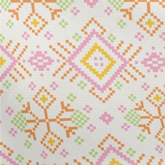 Pink Ethnic Style Pongee