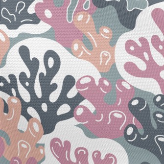 Colorful Coral Pongee