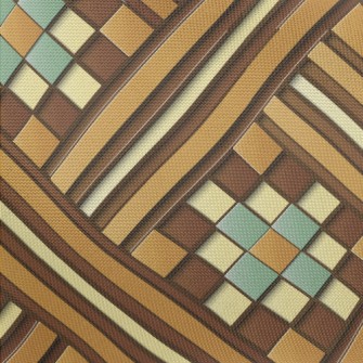 Stacked Cross Lines Pongee