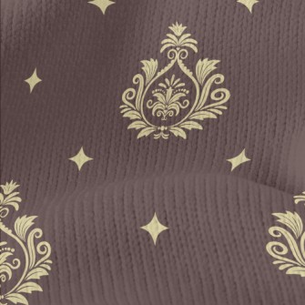 Royal Shiny Damask Stretch Jersey