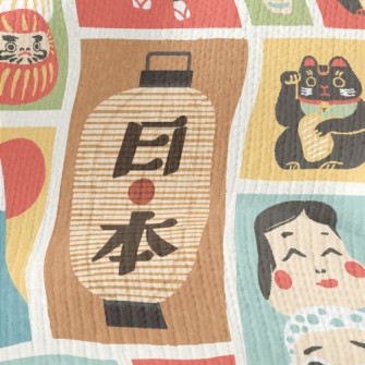 Japanese Traditional Culture Stretch Jersey
