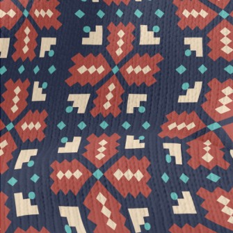 Square Arrow Splicing Stretch Jersey