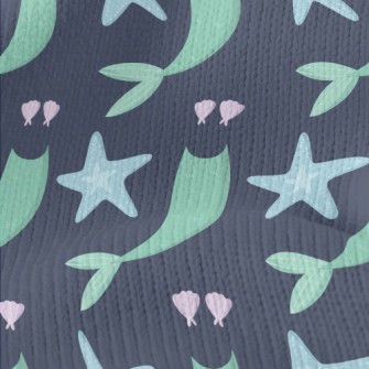 Playful Mermaid Clothes Stretch Jersey
