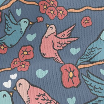 Birds In Love Stretch Jersey