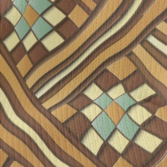 Stacked Cross Lines Stretch Jersey