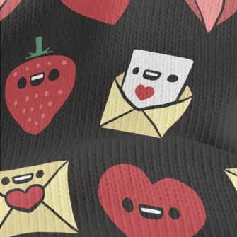 Cute Emoticon Heart Stretch Jersey