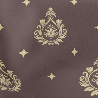 Royal Shiny Damask Lightweight Cotton Poplin