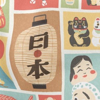Japanese Traditional Culture Lightweight Cotton Poplin