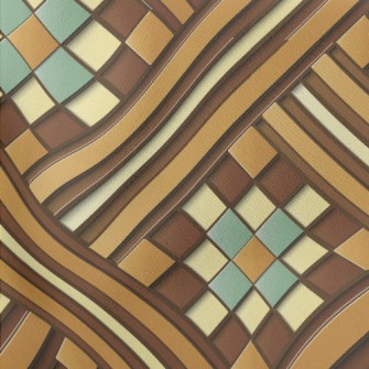 Stacked Cross Lines Lightweight Cotton Poplin