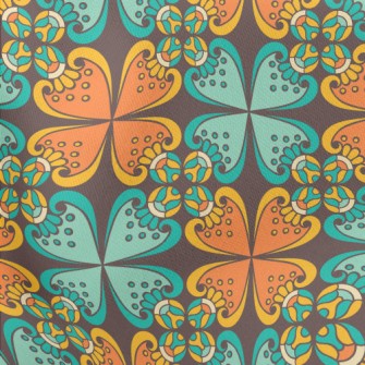 Childlike And Cute Damask Lightweight Cotton Poplin