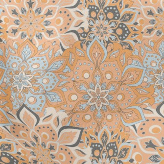 Beautiful And Generous Flowers Lightweight Cotton Poplin