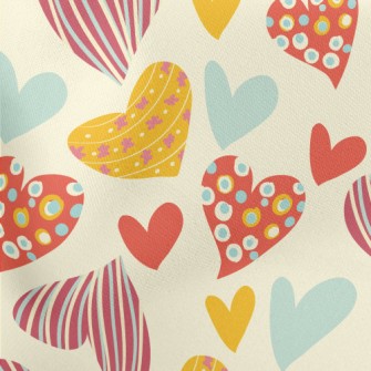 Love Lines Dots Lightweight Cotton Poplin