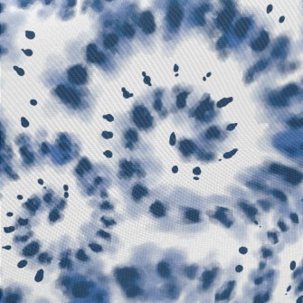 Misty Swirl Pattern Midweight Cotton Poplin