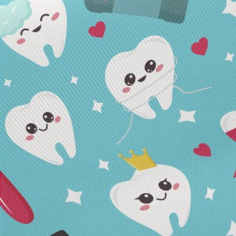 Shiny And Ever-changing Teeth Midweight Cotton Poplin