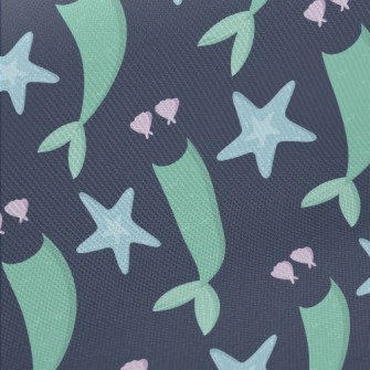 Playful Mermaid Clothes Midweight Cotton Poplin