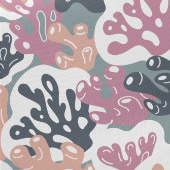Colorful Coral Midweight Cotton Poplin