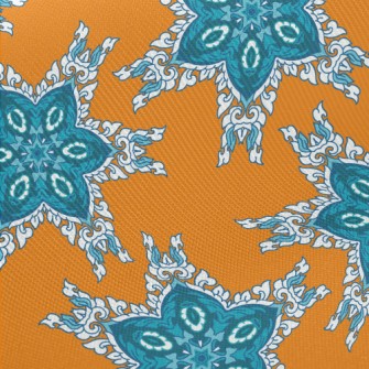 Gorgeously Embellished Damask Midweight Cotton Poplin