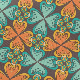 Childlike And Cute Damask Midweight Cotton Poplin