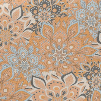 Beautiful And Generous Flowers Midweight Cotton Poplin