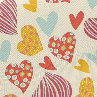 Love Lines Dots Midweight Cotton Poplin