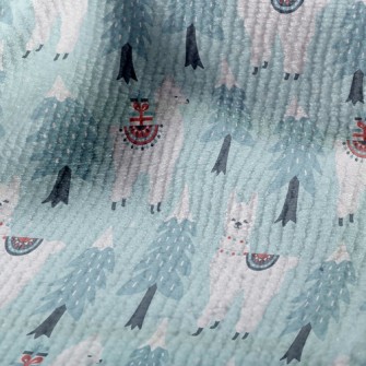 Christmas Tree And Alpaca Terry