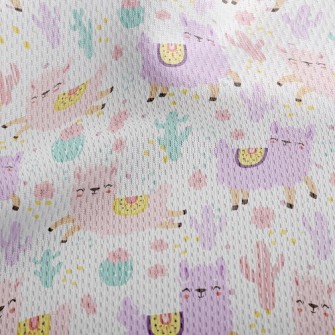 Cute Alpaca Athletic Mesh Flat Back