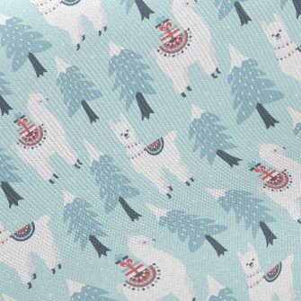 Christmas Tree And Alpaca Twill