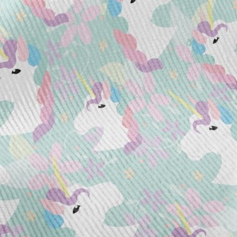 Flowers And Unicorns Standard Corduroy