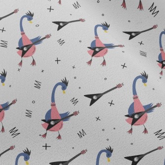 Goose Playing Guitar Chiffon