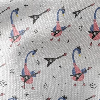 Goose Playing Guitar Waterproof Canvas